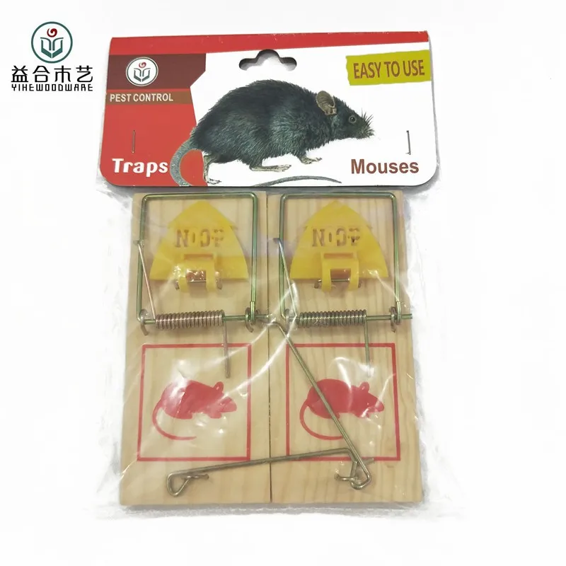 YIHE Cheap Price Best Seller Non-toxic And Eco-friendly Wooden Rat Trap Mouse Snap Traps