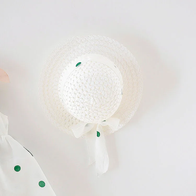 Wholesale girl party dress sweetheart big bow suit with hat latest baby clothing