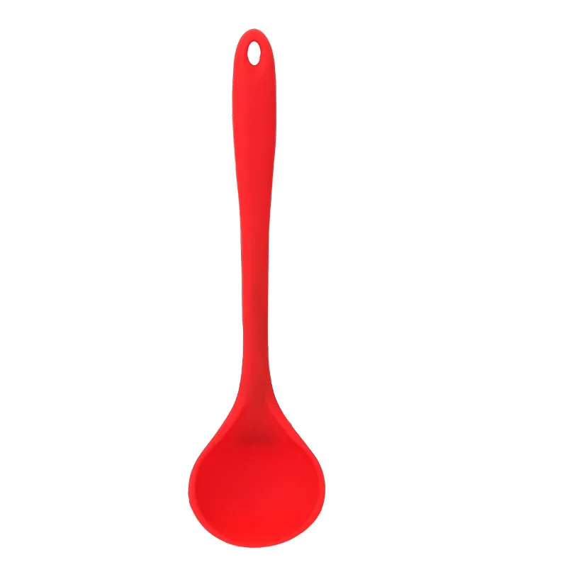 2021 Hot Selling Silicone Kitchenware Supplies Cooking Utensils Silicone Soup Spoon