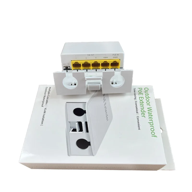 poe ip cameras extend 250meters 1 in 3 out waterproof ip55 dustproof 10/100/1000mbps poe extender