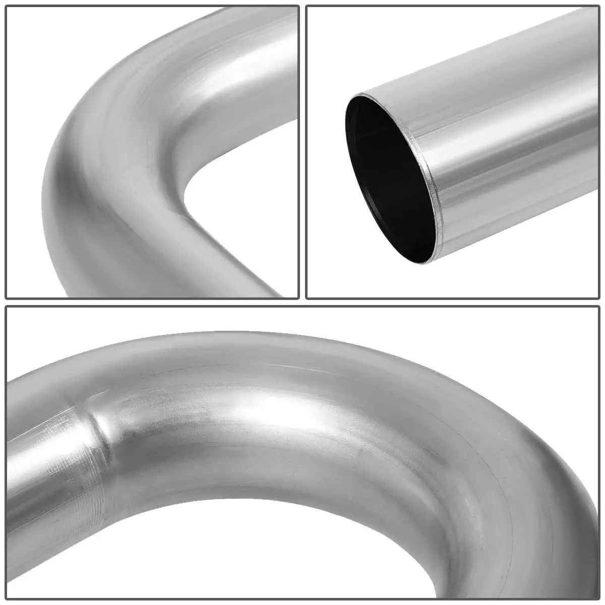 Custom DIY 16pcs Straight U-Bend Mandrel Bend Pipes Exhaust Kit