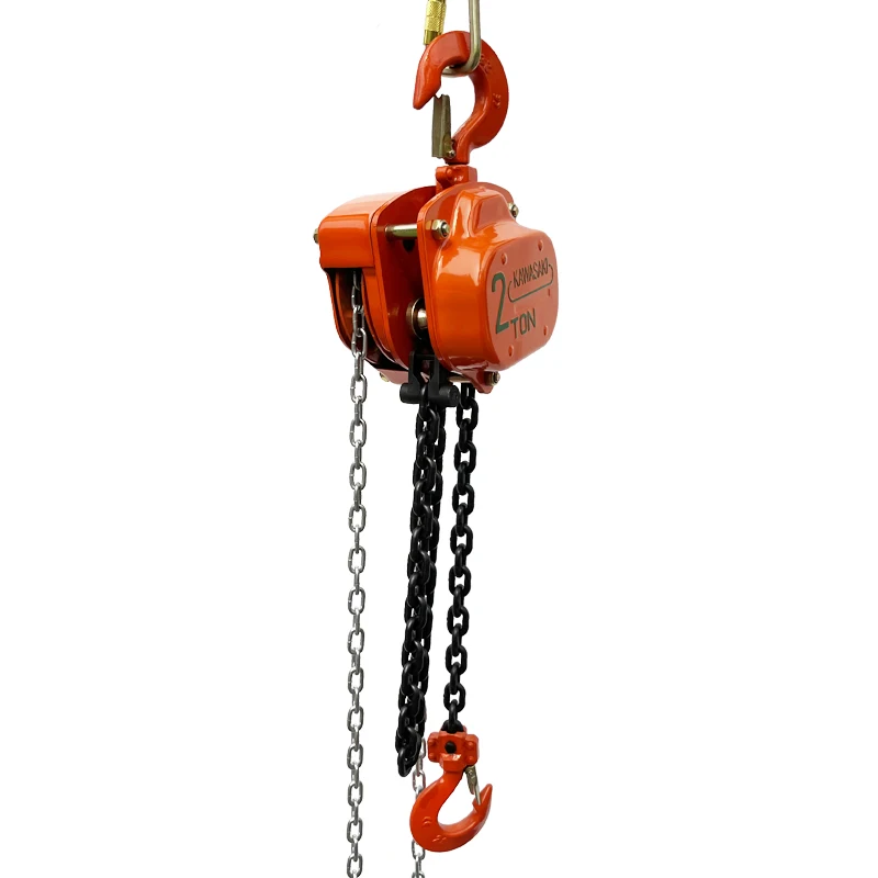 safety and high quality hand chain hoist VC 2 Ton manual chain hoist 1 Ton KAWASAKI chain block for lifting