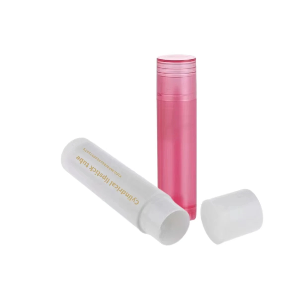 Wholesale Makeup Tool Lip Balm Container Private Label Lipstick Transparent White Black 5g Plastic Lip Balm Tube