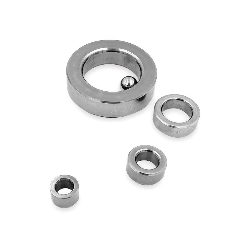 Custom Made Abrasion Resistance Tungsten Carbide Bottom Valve Seat For Ball Valve