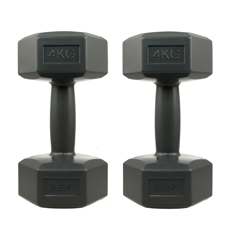 Cement plastic dumbbell home use dumbbells 1kg 2kg 3kg 4kg 6kg 8kg 10kg weight lifting gym fitness equipment