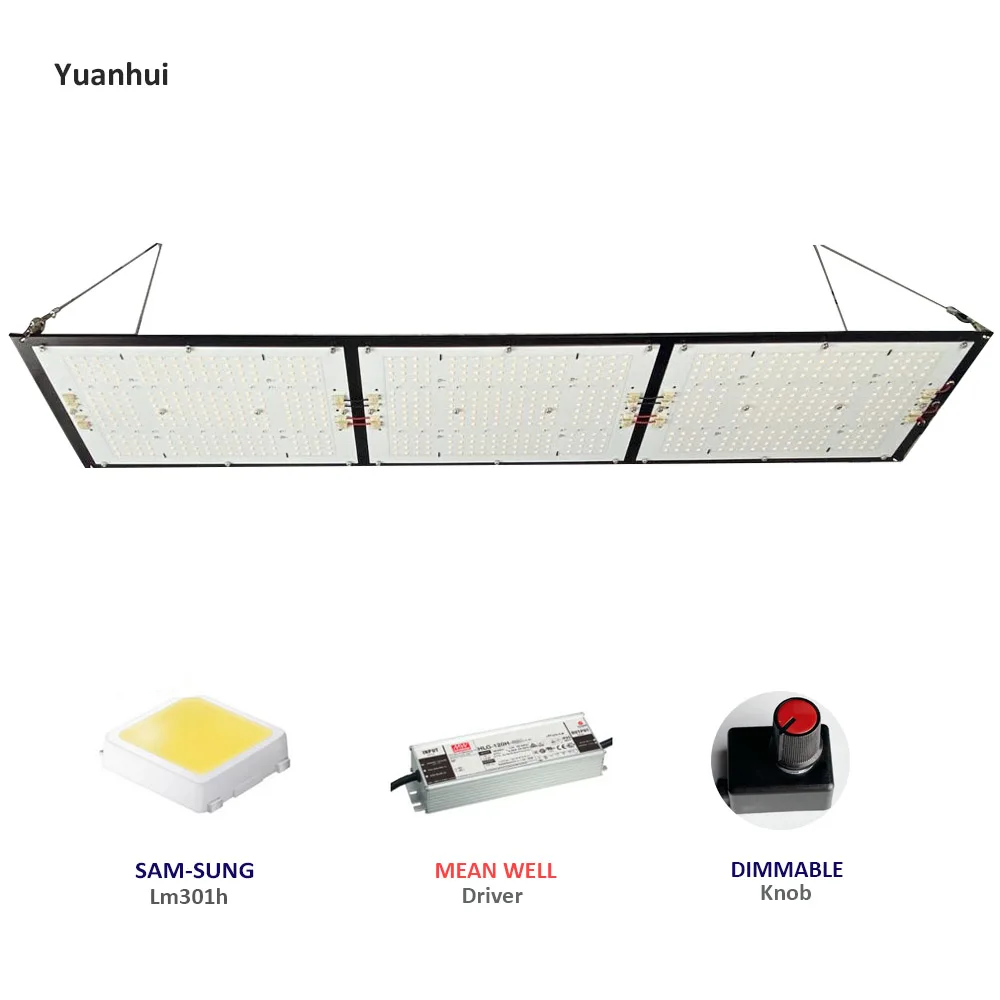 Yuanhui 320 Вт V4 Sam-sung-lm301h с УФ ИК led полный спектр комнатных растений растут свет