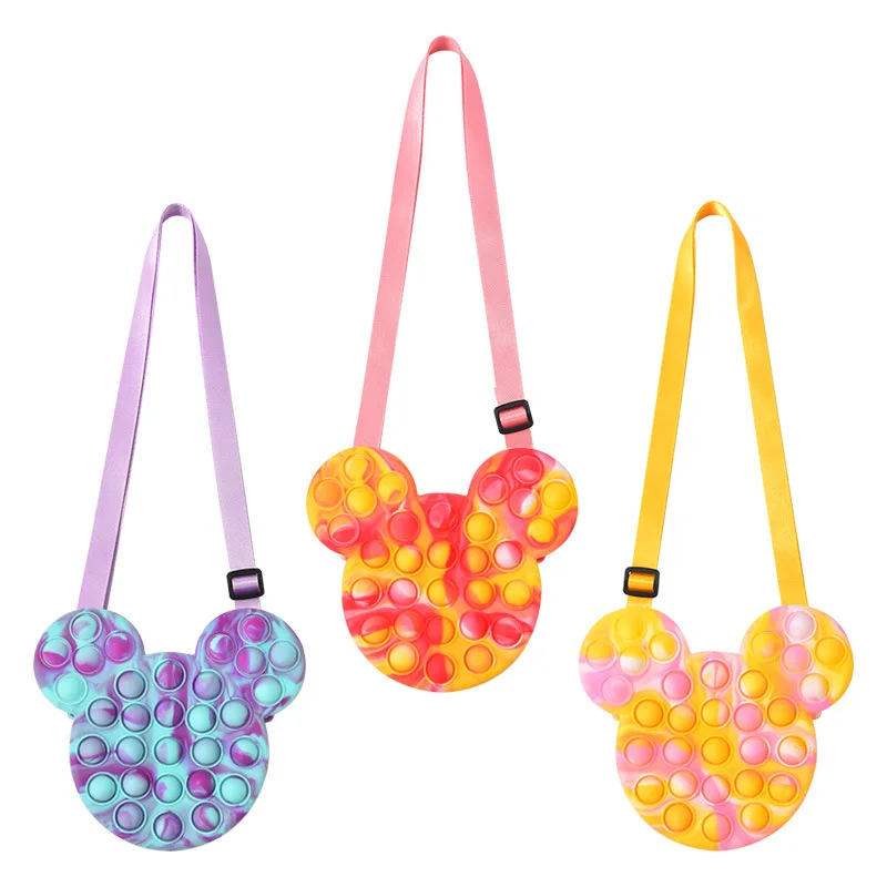 2021 New Silicone Push Bag HandBag Crossbody Handbag Beach Luxury Handbags Silicone Fidget Purse Toy it Popped Bag