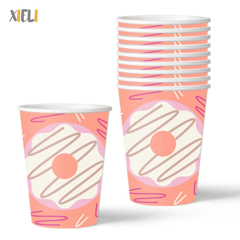 Xieli Birthday Party Supplies Disposable Paper Cup With Logo