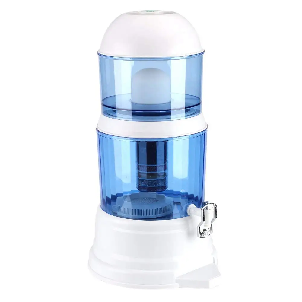 Adjusting pH 16L dome alkalize ceramic filter mineral water pot self clean water filter pot OEM
