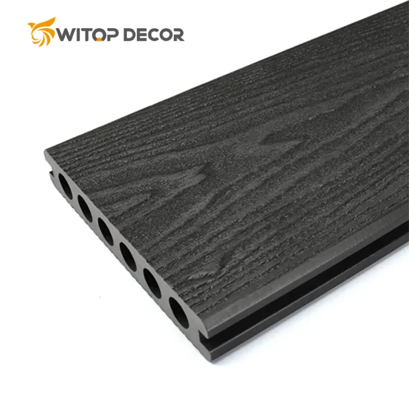Co-extruded floor waterproof and UV-proof CE wpc outdoor wpc decking wpc decking