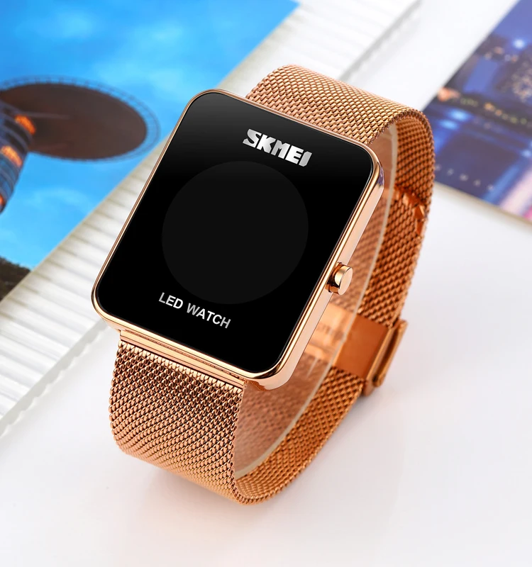 SKMEI 1900 trendy style fashion waterproof touch screen unisex sport led sports watch digital led watch