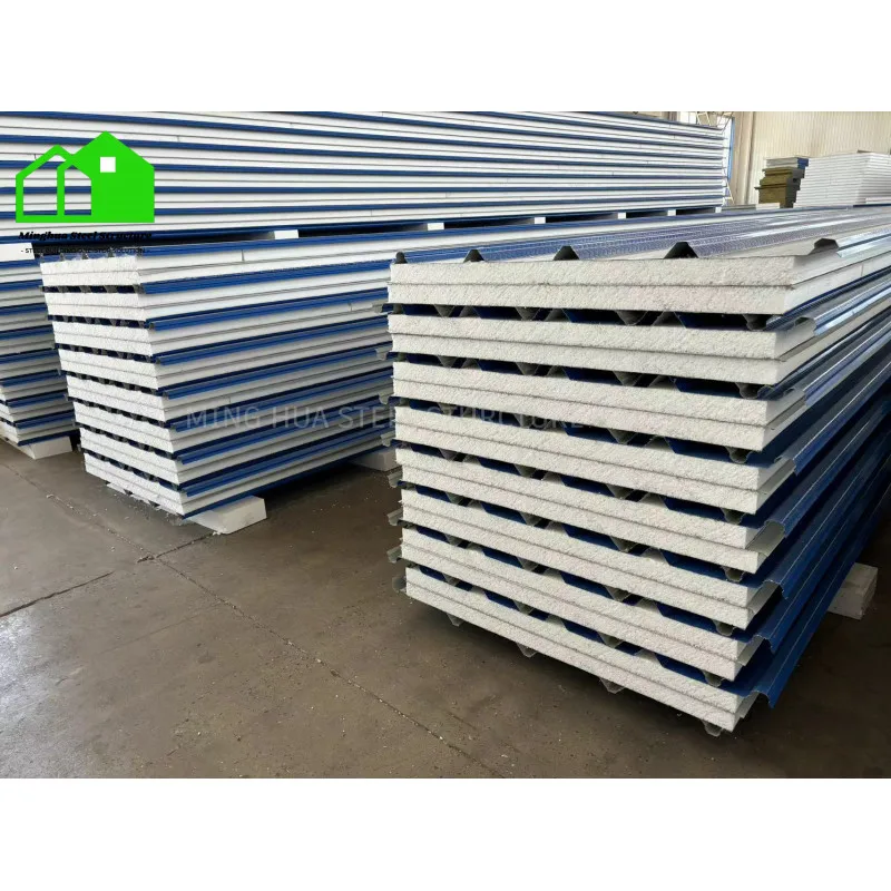 New situation EPS sandwich wall panel rock wool sandwich panel commercial hotel family decoration