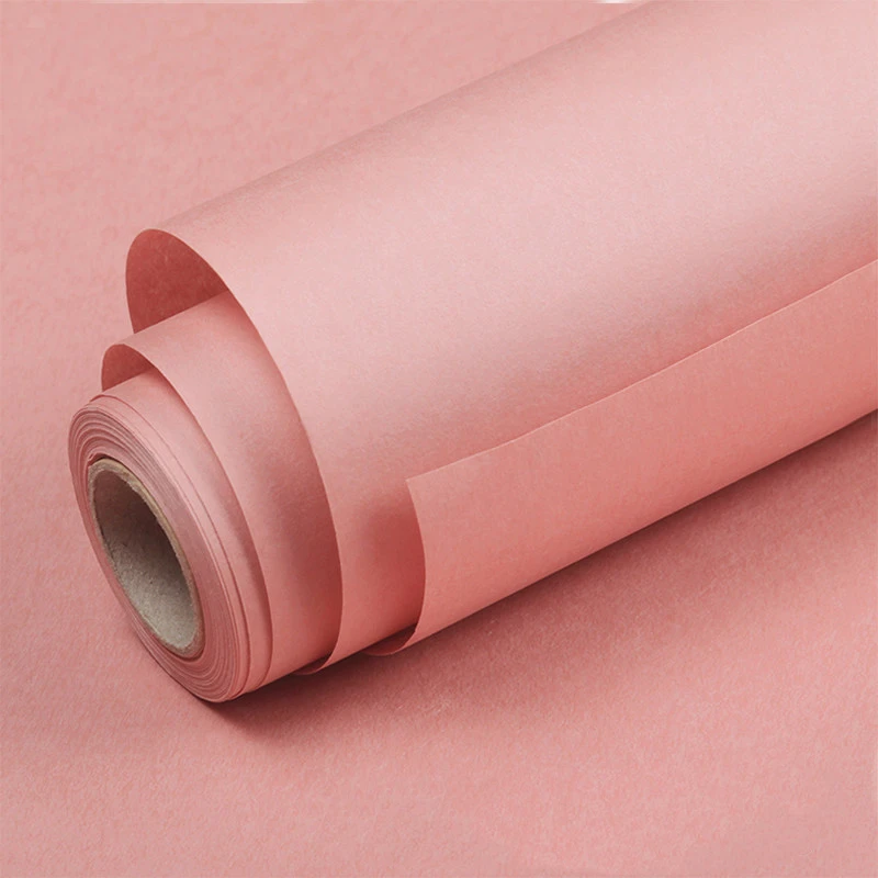 Fancy thick kraft floral wrapping paper flower bouquets packing waterproof in rolls wholesale
