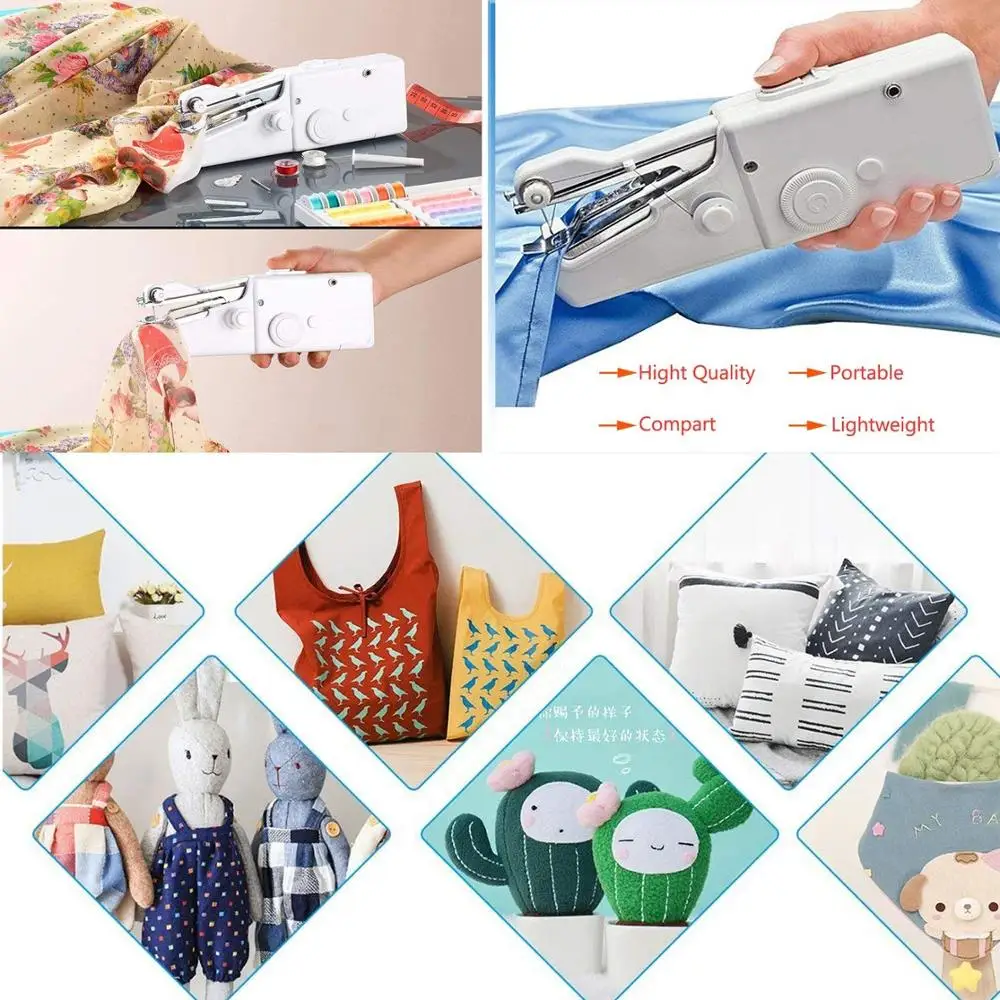 2024 Manufacturer Customized 101 Portable Mini Electric Home Use Handy Mini Sewing Machine Chain Stitch Spare Parts