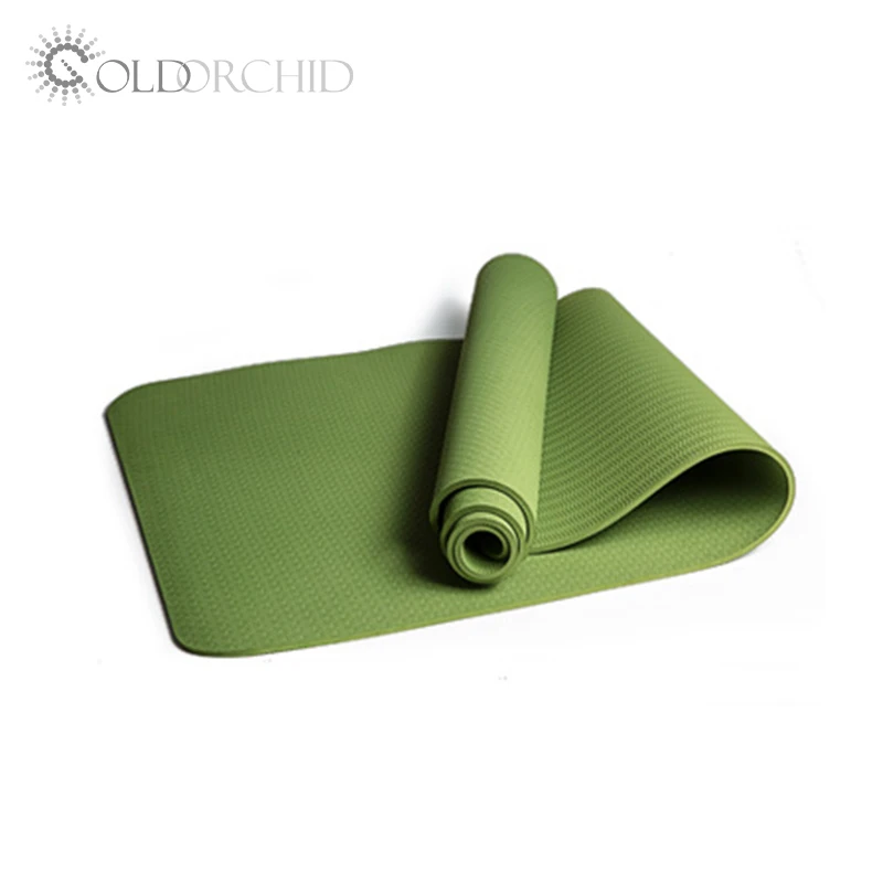TPE New design fashionable , flexible  Eco fitness lightweight workout yoga mat ,pilates