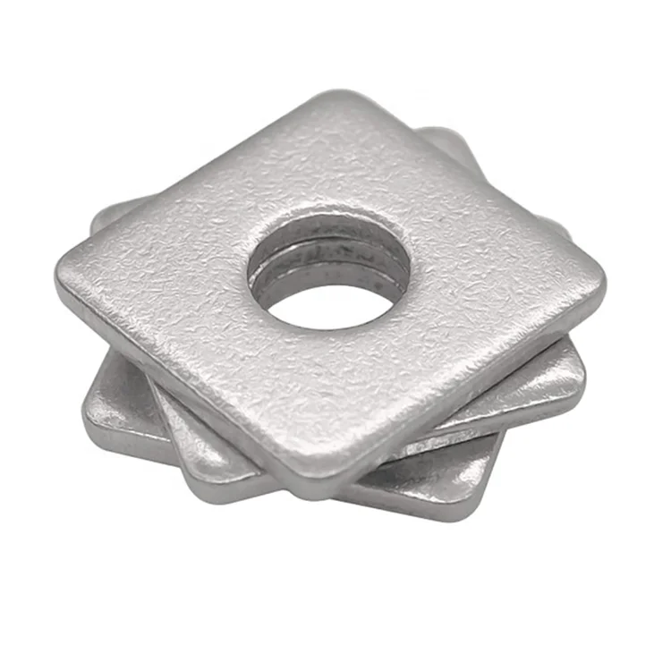 Высококачественная Подгонянная 304 металлическая круглая квадратная плоская шайба из нержавеющей стали