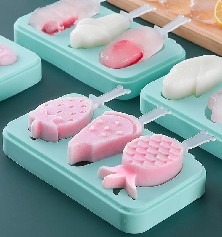 New idea mini pop silicone ice cream mold cube pop popsicle mold