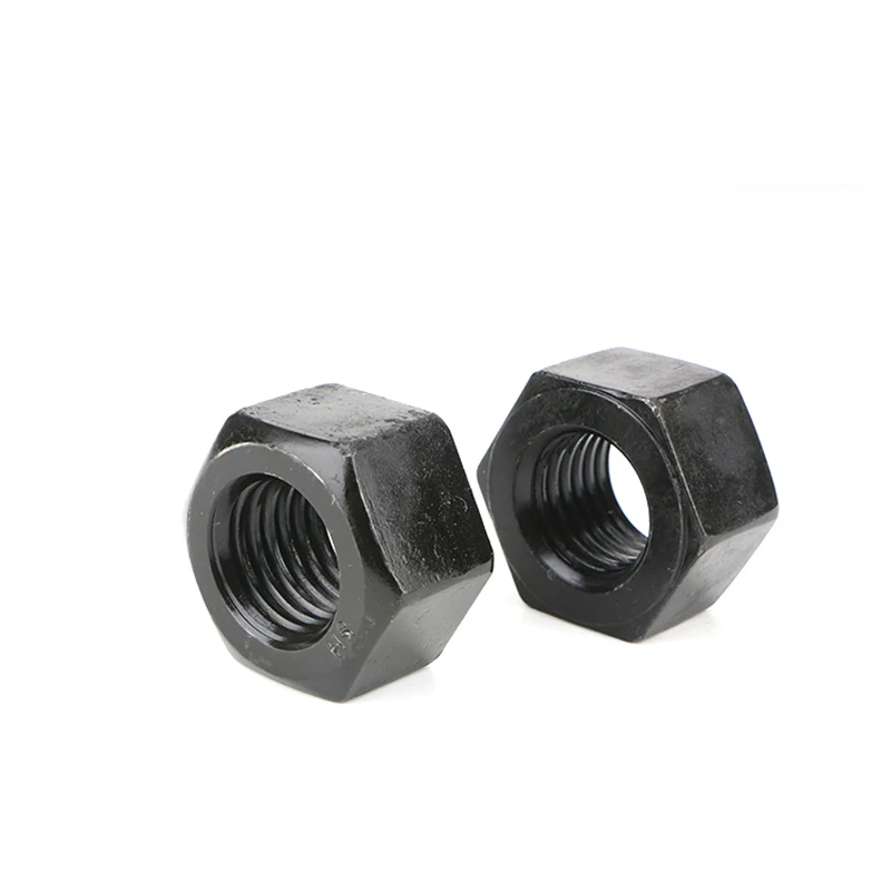 
m8 ASTM A194 grade 7 Heavy Hex Nut carbon Steel hex nuts with PTFE coating M1.6-M33 2H A193 b7 