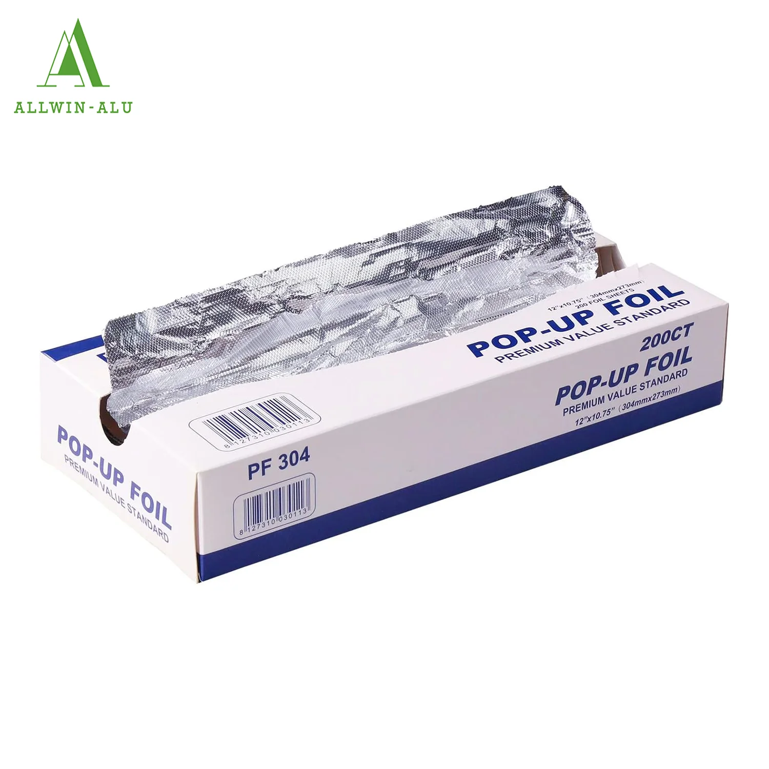 Wholesale Custom Embossed Aluminum Foil Sheets Pre Cut Foils For Food Wrapping