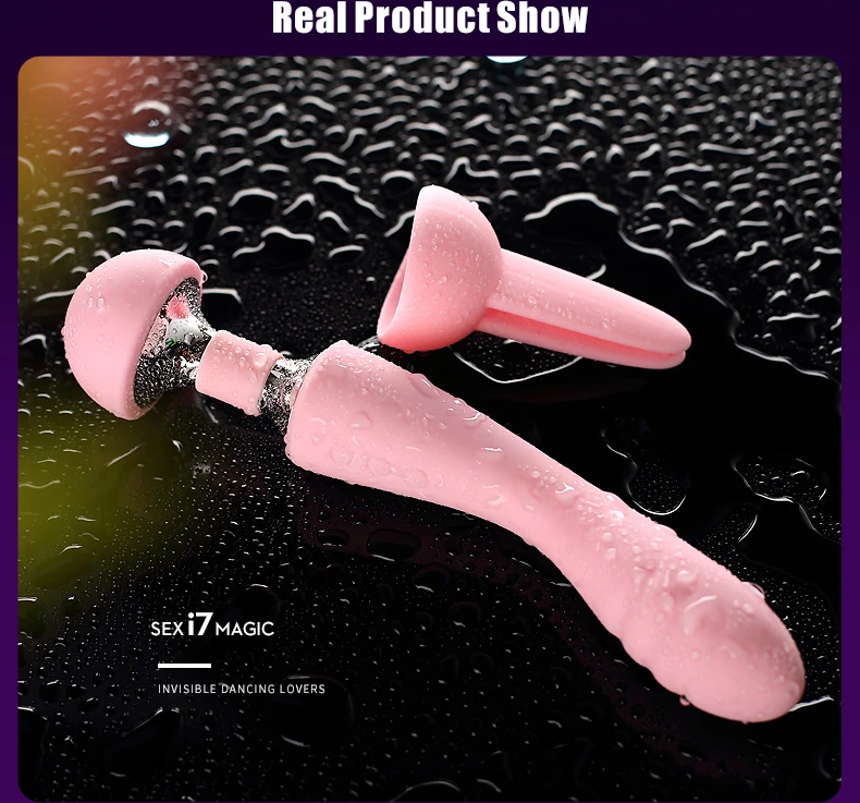 
Toys Dildo Vibrator Dual Head AV Vibrator For Female Lady Sexy Toys For Women Adult Erotic 