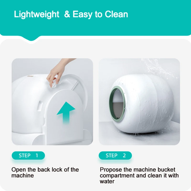 Tonepie Ti+ Self Cleaning Litter Box Automatic for Toilet APP OTA Function Smart Sandbox