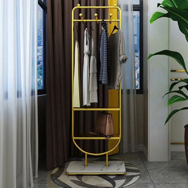 Nordic Simple Modern Bedroom Home Multi Functional Online Celebrity Floor Standing Creative Hanging Clothes Hat Rack