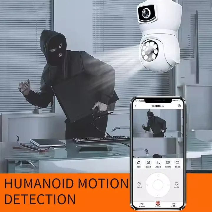 Yi Iot Smart AI Tracking 2 Lens Two-Way Voice Motion Detection Night Vision camera bulb best security camera deals YIIOT