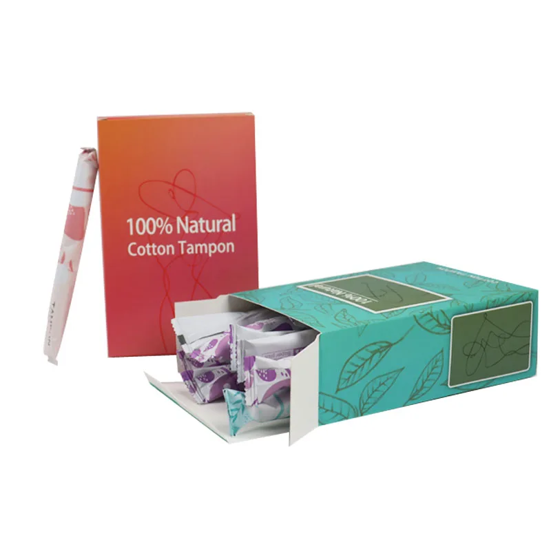 feminine tampons applicator women menstrual cotton tampon