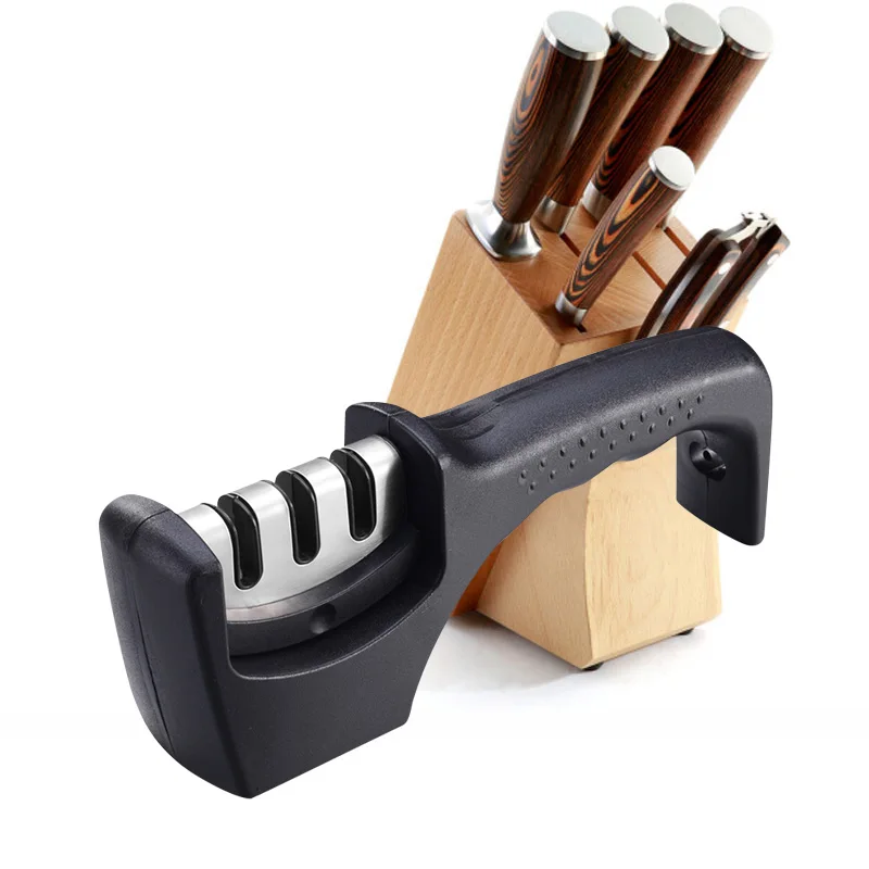 Home Kitchen Mini Stainless Steel Durable Manual Outdoor Handheld Knife Sharpener