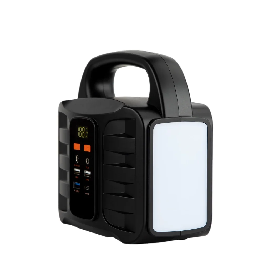 
 155wh 100w portable solar generator power bank 100w type c solar power station 100w  