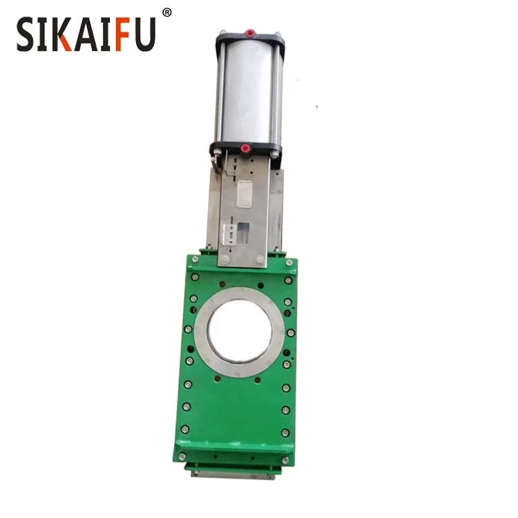 DN300 CF8 Pneumatic Knife Gate Valve Used for Water Treatment