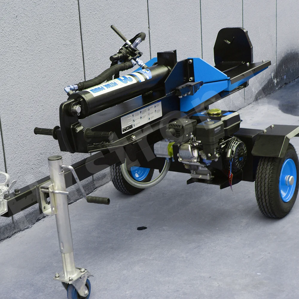 HYstrong China 26T Gasoline Log Splitter log cutter and splitter machine electric kinetic wood splitter HY26T-GL