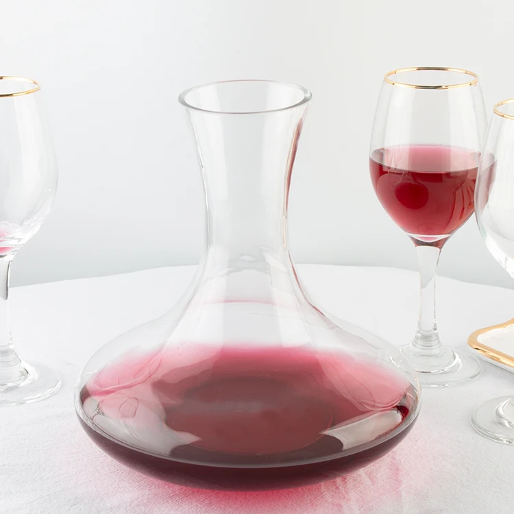 hotel home wholesale factory price 1.5L red wine decanter glass decanter bottles