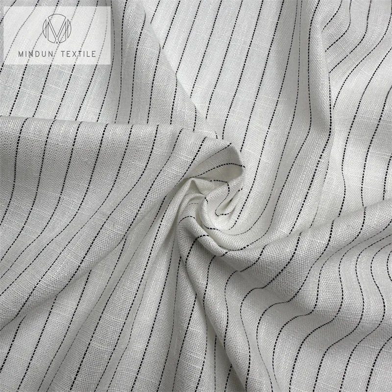 Mindun рубашка 30% льняная Tencel 40% хлопчатобумажная вискозная Ткань Текстиль рулон мягкий вискоза/льняная ткань