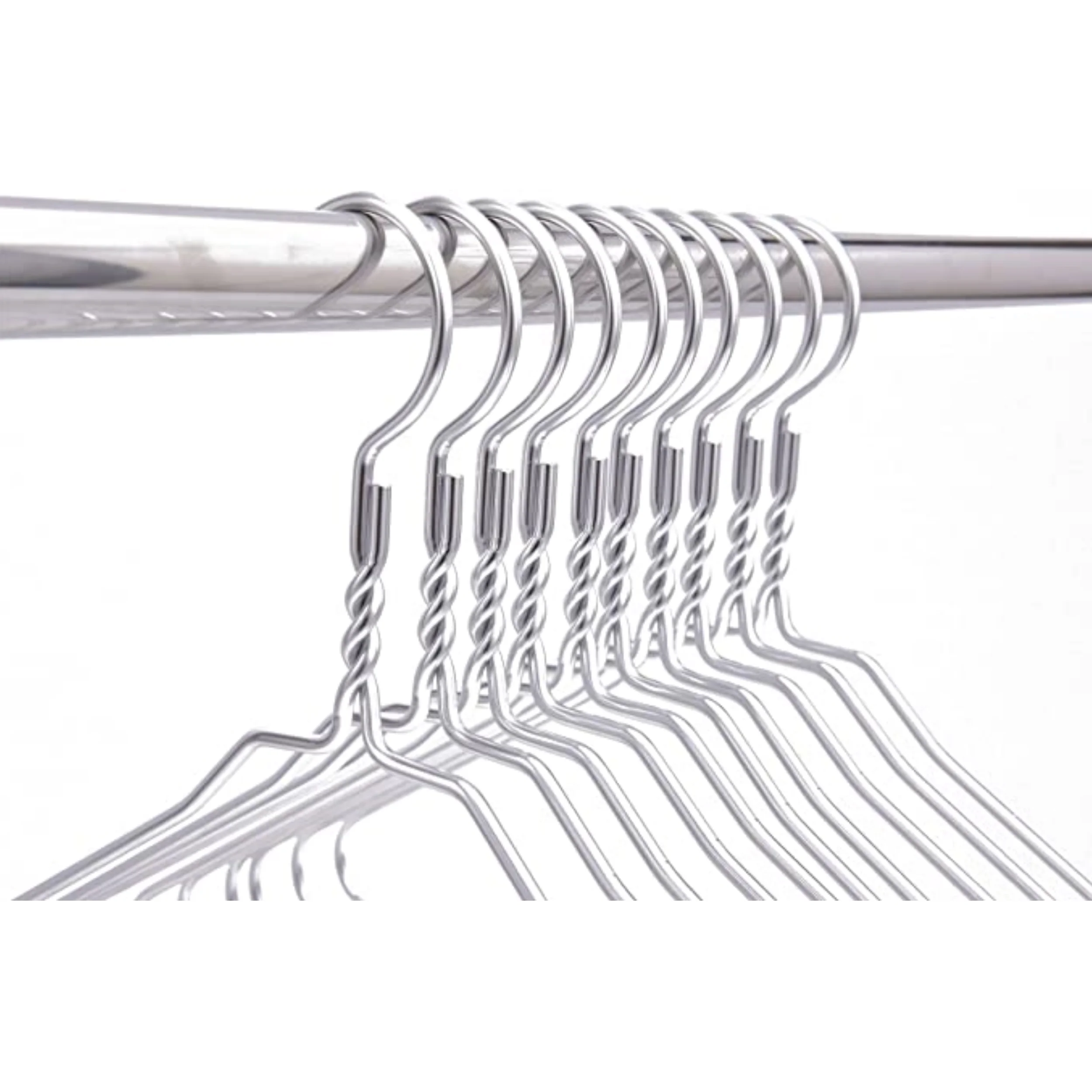 Free Sample for Clothing Rack large size Trousers Coat Heavy Duty Solid Anti Slip metal wire shirt hanger