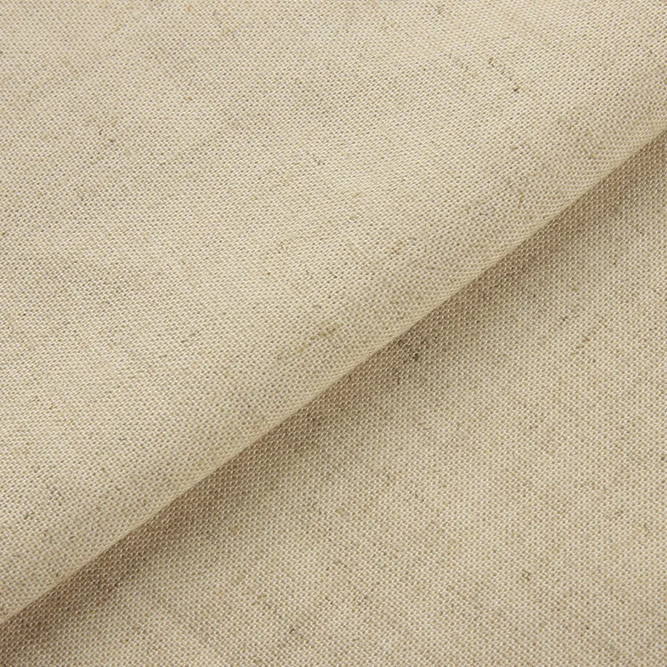 wholesale plain dyed soft viscose linen dress blended fabric 180gsm