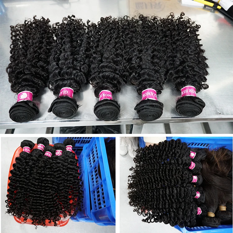 Malaysian 11A Raw Virgin Hair Company Top Quality Mink Human Bundles Extensions Deep Curly Hair,Free Sample Hair Bundles