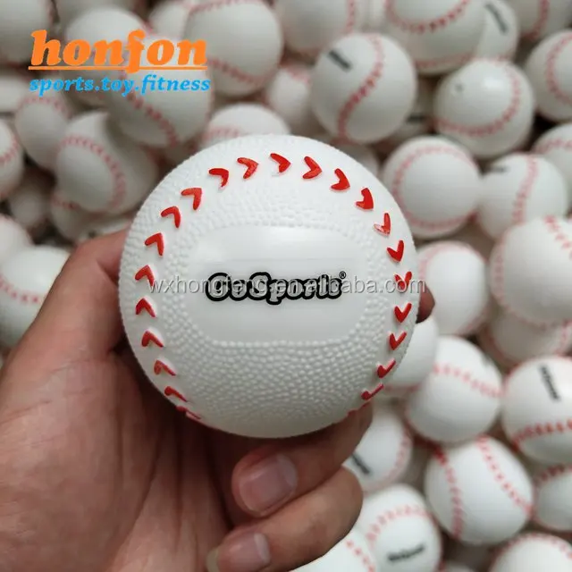 
anti-stress inflatable soft plastic toy baseball 