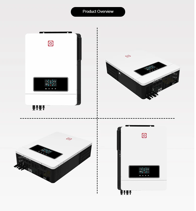 MAX-8.2KW чистый синусоидальный Гибридный инвертор RS485 / RS232 MPPT 160A Двойной PV двойной выход мобильный Wi-Fi управление всеми батареями