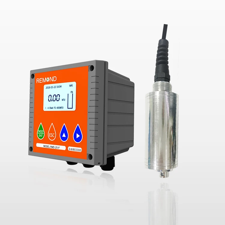 Online turbidity meter 4-20ma tss meter water turbidity sensor probe turbidity controller