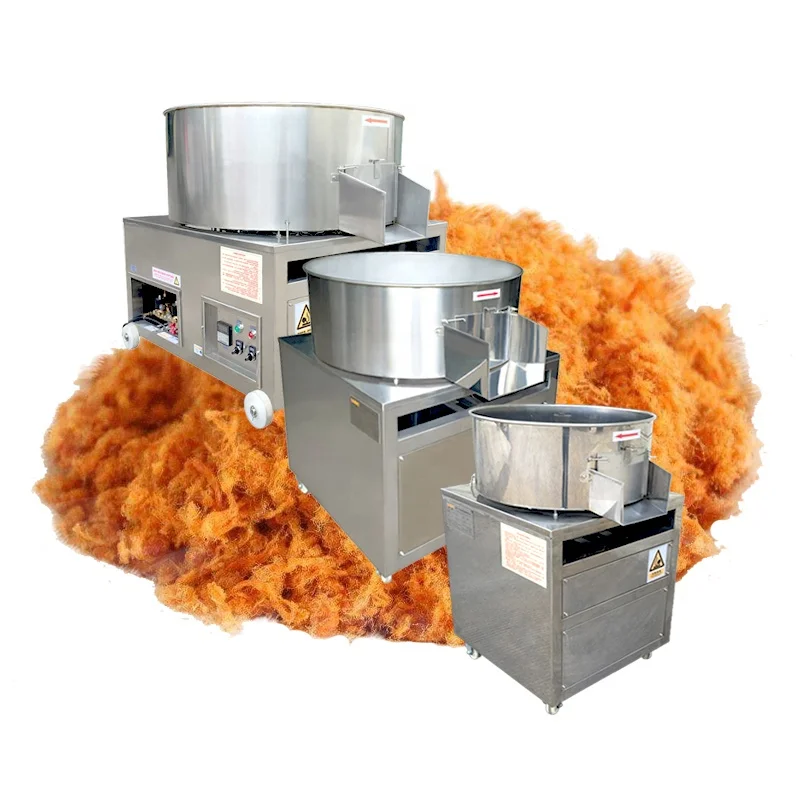 Easy Operating Flat-Bottomed Meat Floss Making Machine 430mm Pan Fish Floss Machine