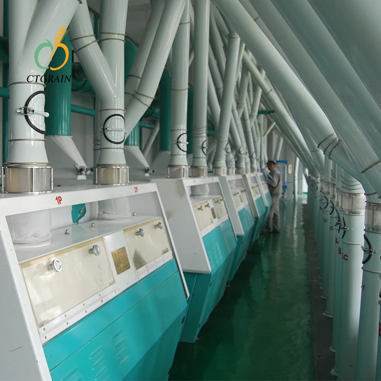 120t/d fully automatic wheat flour mill plant machinery price