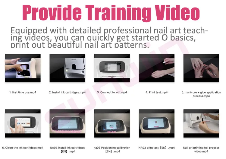 3D Digital finger print WIFI smart electric kit Art Painting printing nail design machine Nail Art printer