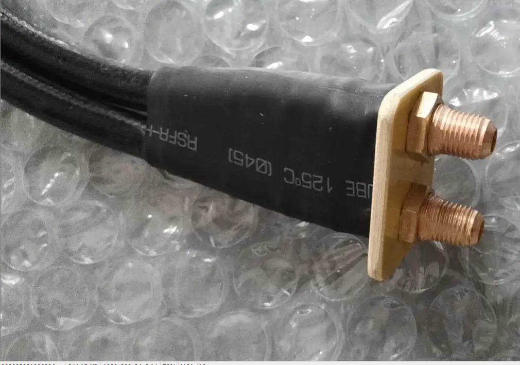 1M Water cooling soft cable with induction coil connectors induction heating machine prolong cable