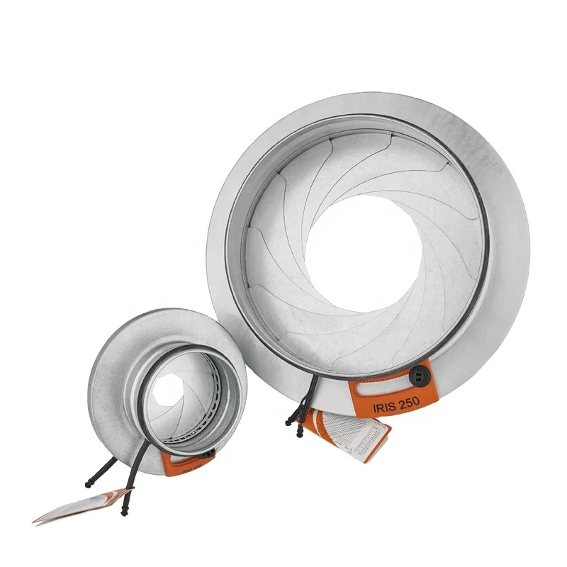 Duct Round Manual Iris Damper for 80-800mm Sizes