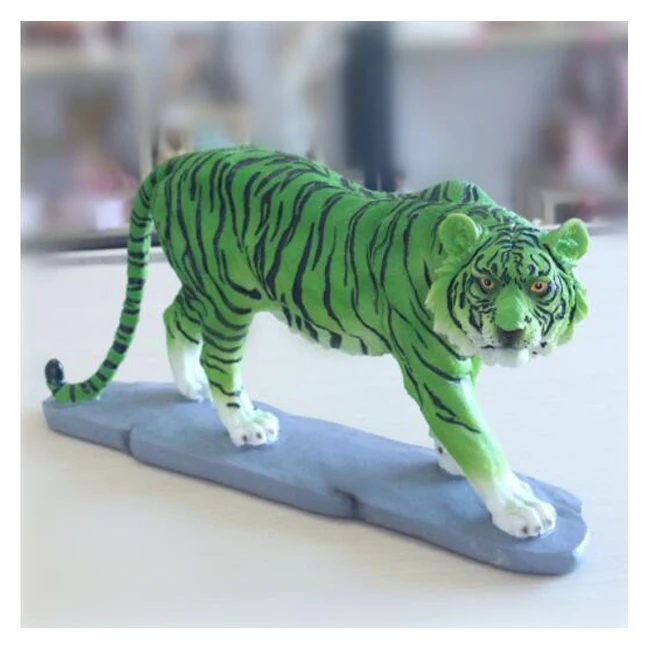 Tiger animal resin sculpture
