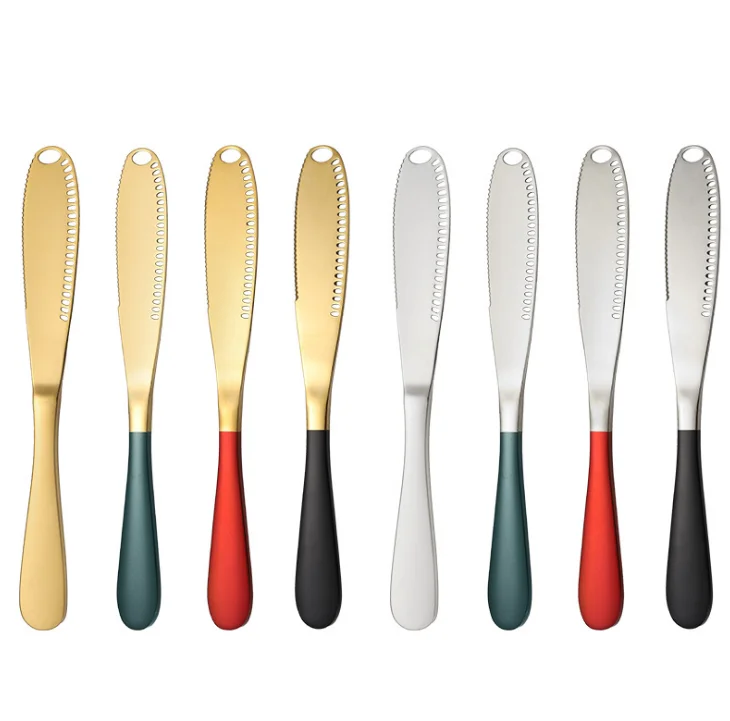 
Opp Bag Customized Packed Luxury Royal Dinner Knives Butter Knife Cutter Dinner Knives 