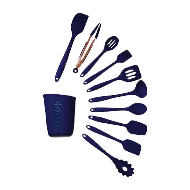 12 Pieces In 1 Set Silicone Kitchen Utensils Accesorios Cooking Tools Kitchenware Utensilio de cocina