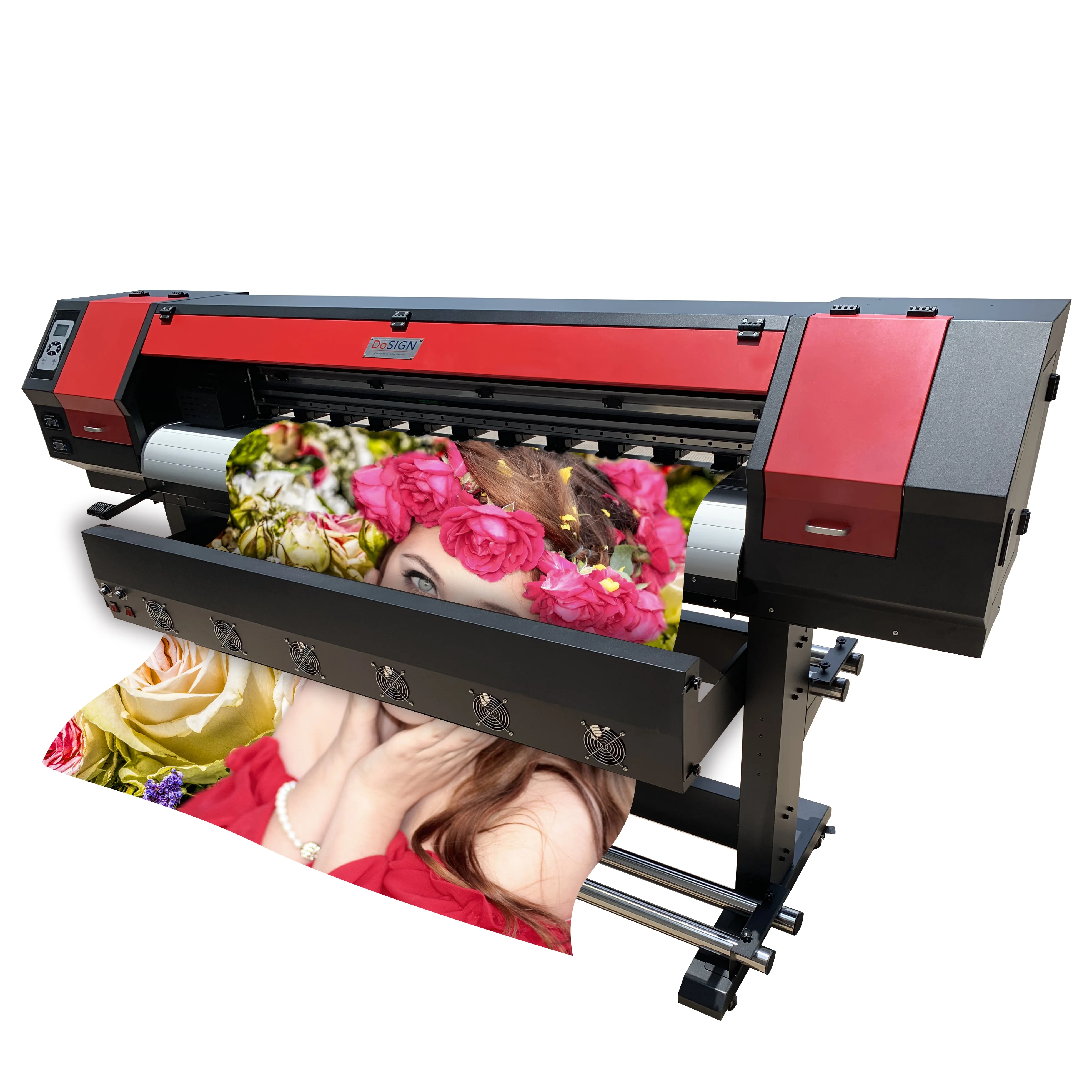 1.3m 1.6m 1.8m 2.5m 3.2m canvas vinyl printer digital xp600 dx5 head eco solvent inkjet printer