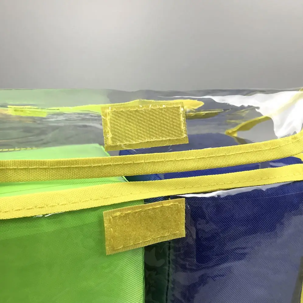 Education Playing Game Dice Pocket Cubes for Teaching - Set of 4 Foam Dice Game Set Lightweight Soft Resealable Storage Bag